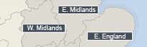Map for searching for UK houses for sale