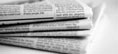 Bundle of newspapers