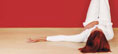 lady exercising on the floor