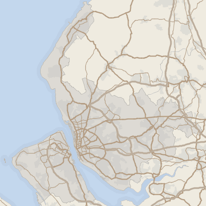 Map of house prices in Merseyside