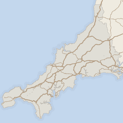 Map of property in Cornwall