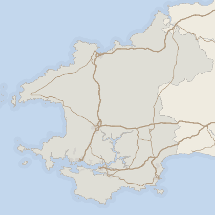 Map of house prices in Pembrokeshire