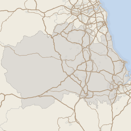 Map of property in County Durham