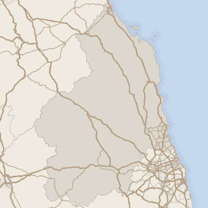 Map of property in Northumberland