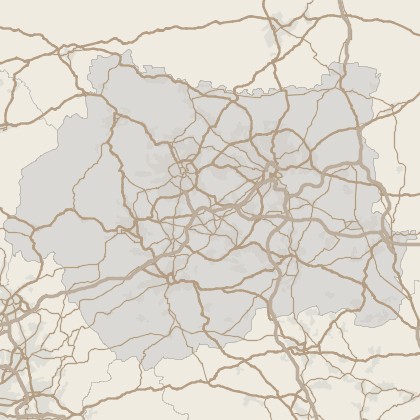 Map of house prices in West Yorkshire