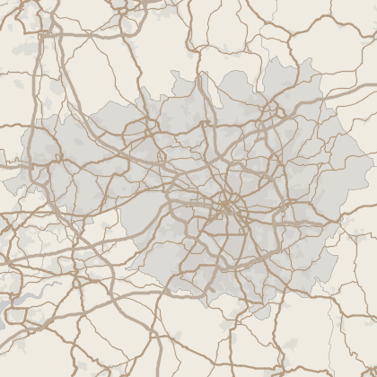 Map of property in Greater Manchester