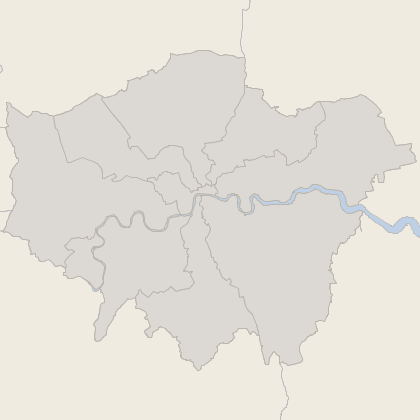 Map of house prices in London