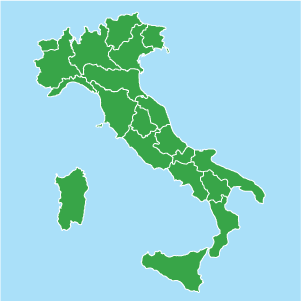 Map of property in Italy