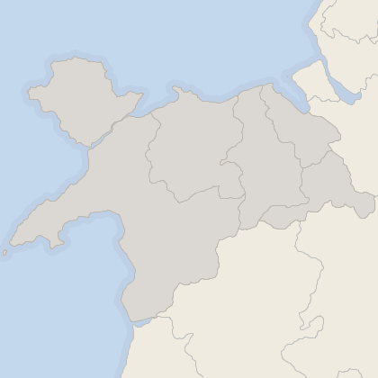 Map of house prices in North Wales