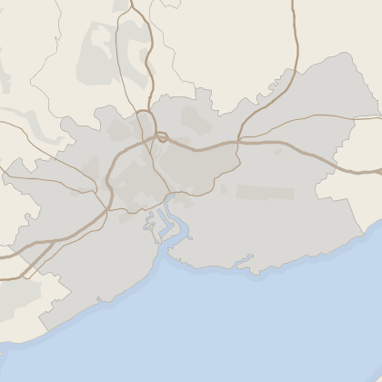Map of house prices in Newport (County of)