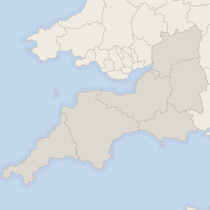 Map of house prices in South West