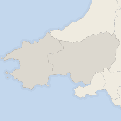 Map of house prices in West Wales