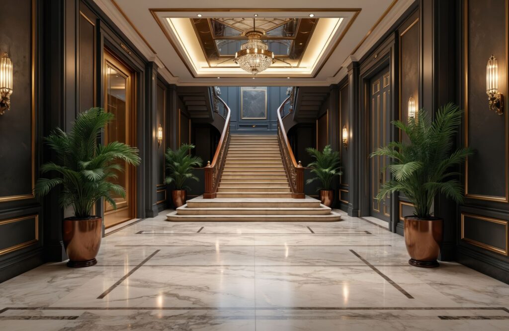 Elegant hotel interior