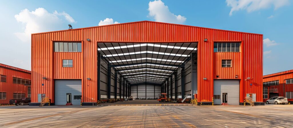A large warehouse