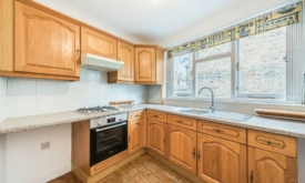 BEFORE: the old kitchen used to be closed off in a separate room