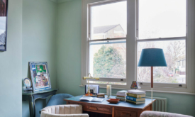 AFTER: Amira also created a separate home office space from the former main bedroom 