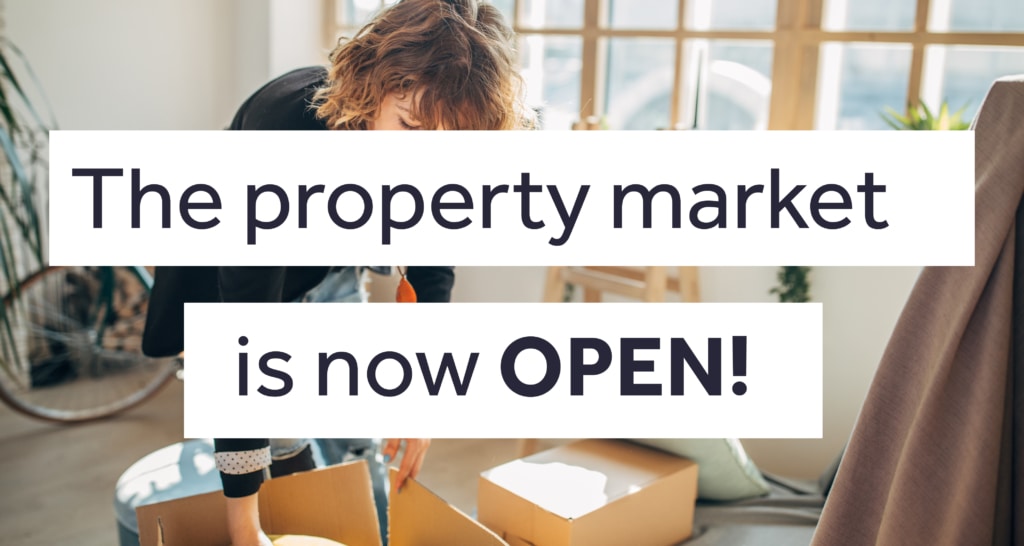 Property market is now open