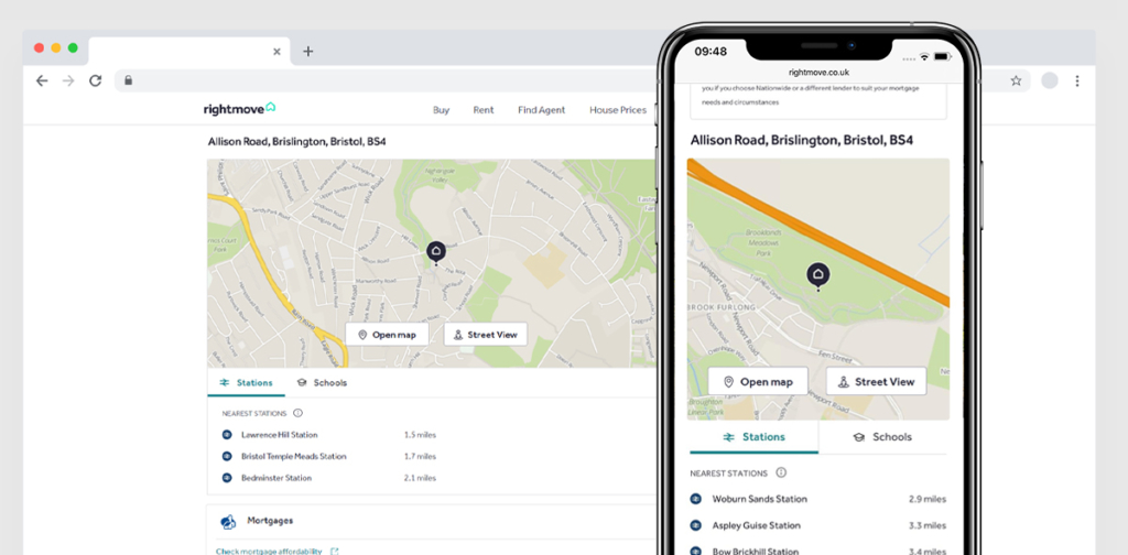 Maps and street view are now easier to get to
