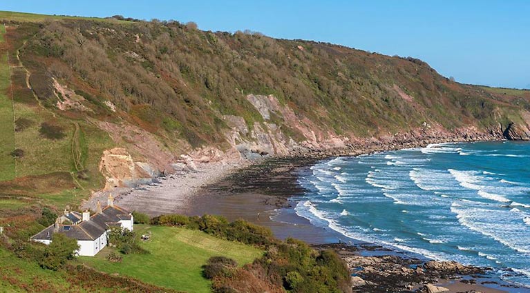 Man Sands Beach, Devon