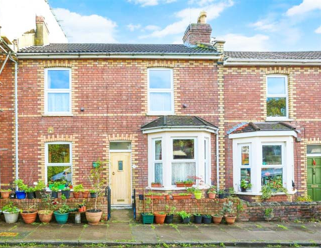 A row of cottages in Bristol