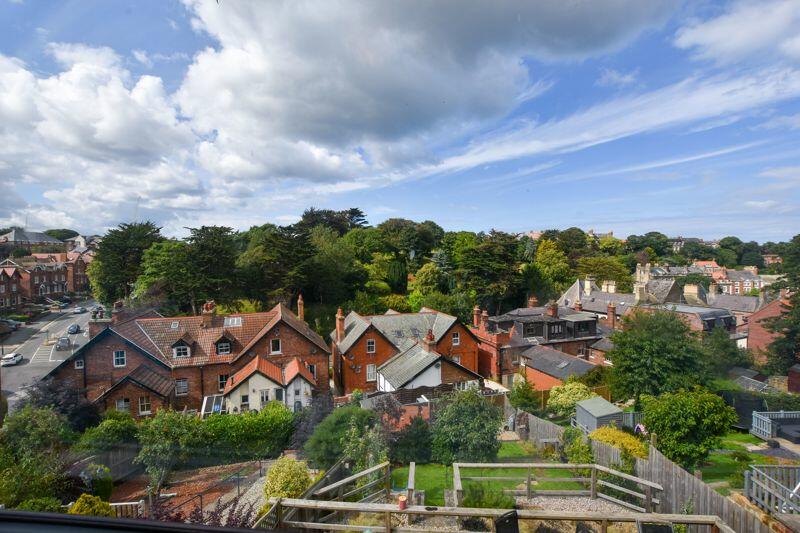 An aerial view of houses in Whitby