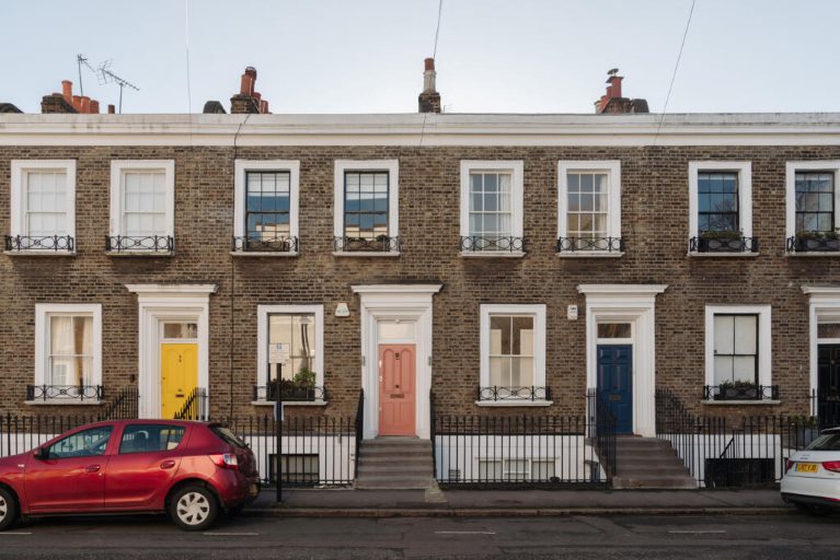 Terraced houses in north London