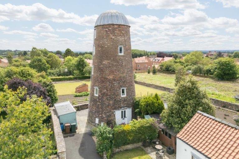A windmill home