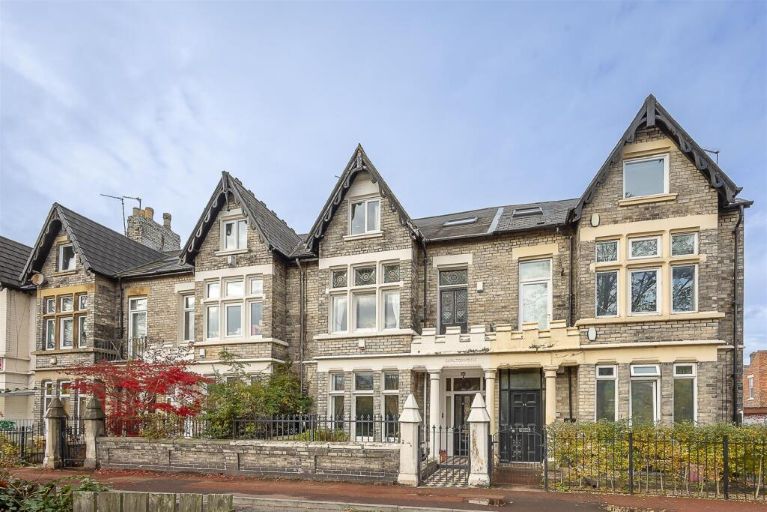 Terraced Victorian houses in Jesmond
