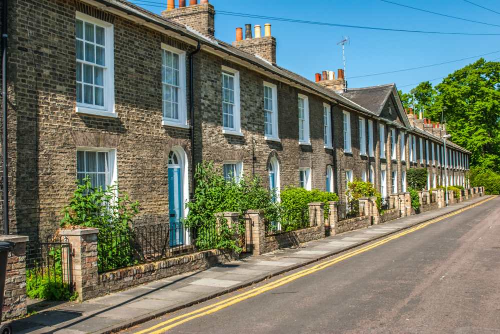 Row of terraced houses