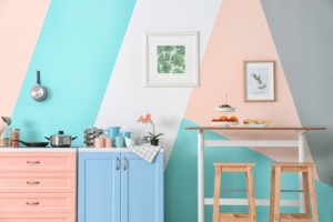 Bright kitchen interior