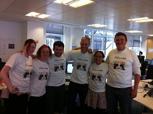 Team Skittles - The winning team