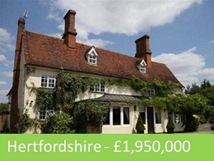 Hertfordshire - £1,950,000 
