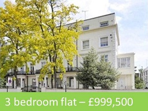 3 bedroom flat – £999,500