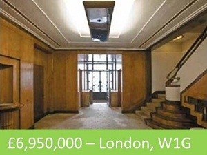 £6,950,000 – London, W1G