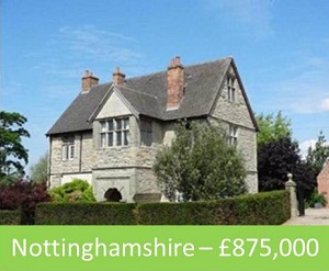 Nottinghamshire – £875,000