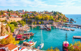 Old town (Kaleici) in Antalya, Turkey