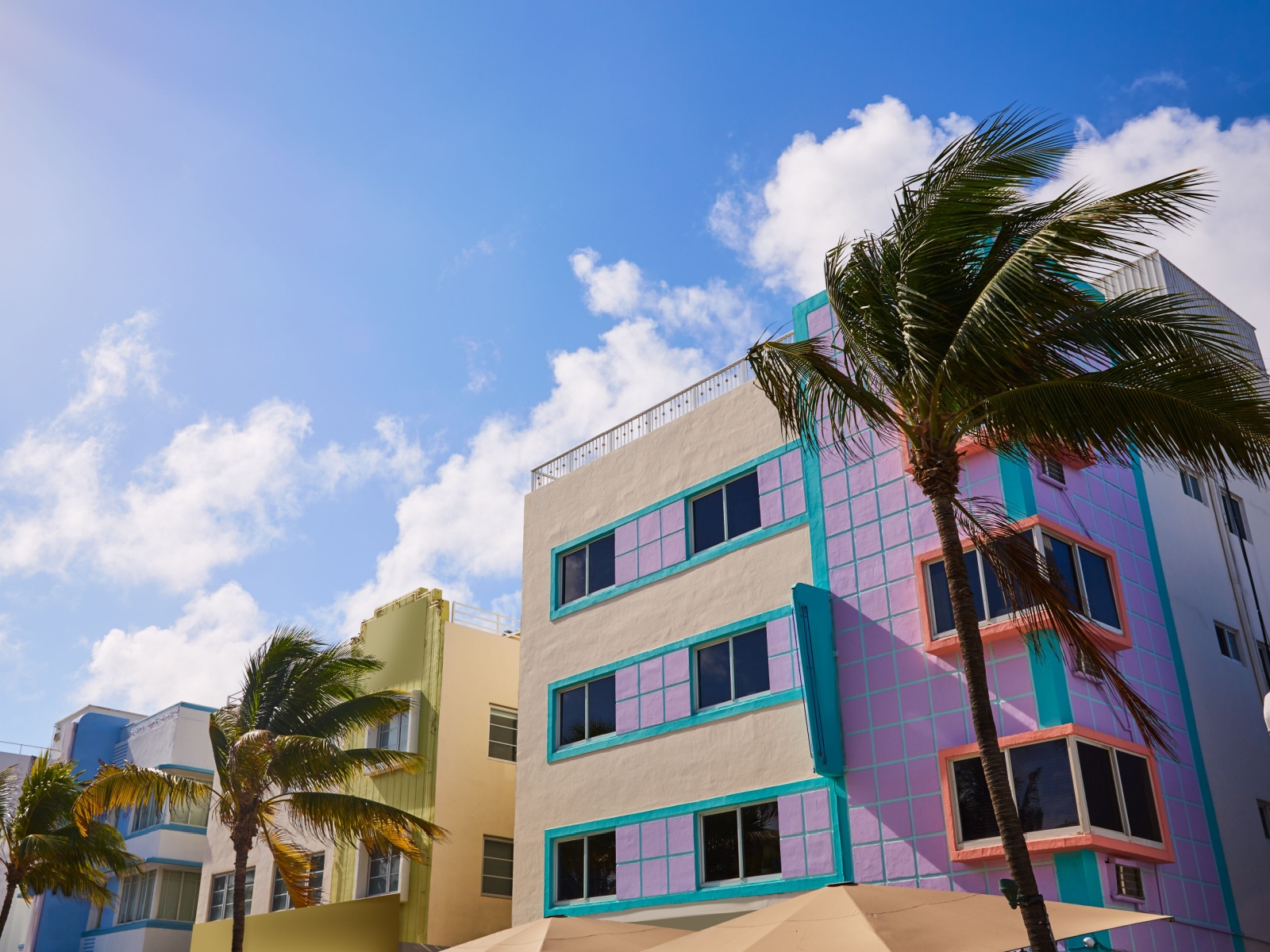 Art deco homes in Miami Beach