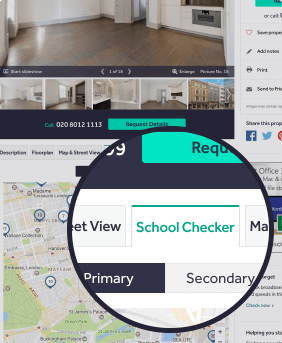 location of the school checker tab