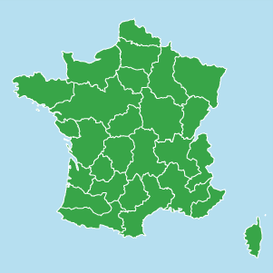 Map of property in France