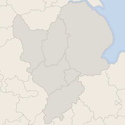 Map of property in East Midlands