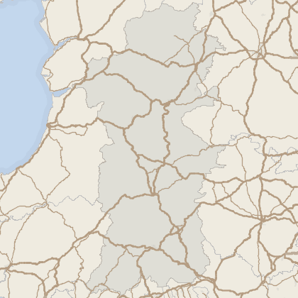 Map of property in Powys