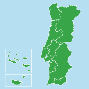 Map of property in Portugal