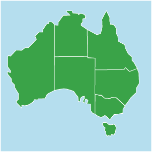 Map of property in Australia