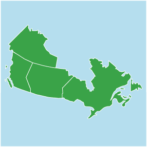 Map of property in Canada