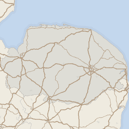 Map of property in Norfolk