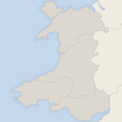 Map of house prices in Wales