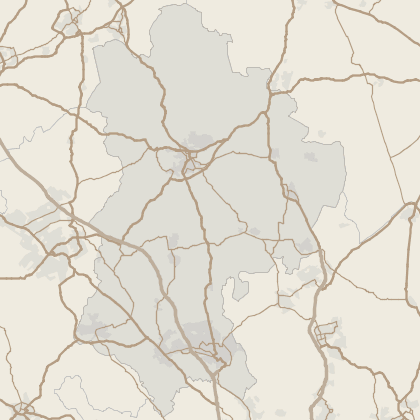 Map of house prices in Bedfordshire