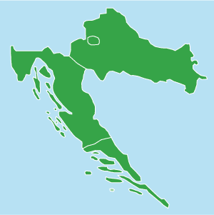 Map of property in Croatia