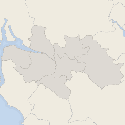 Map of house prices in Glasgow and Surrounding Areas